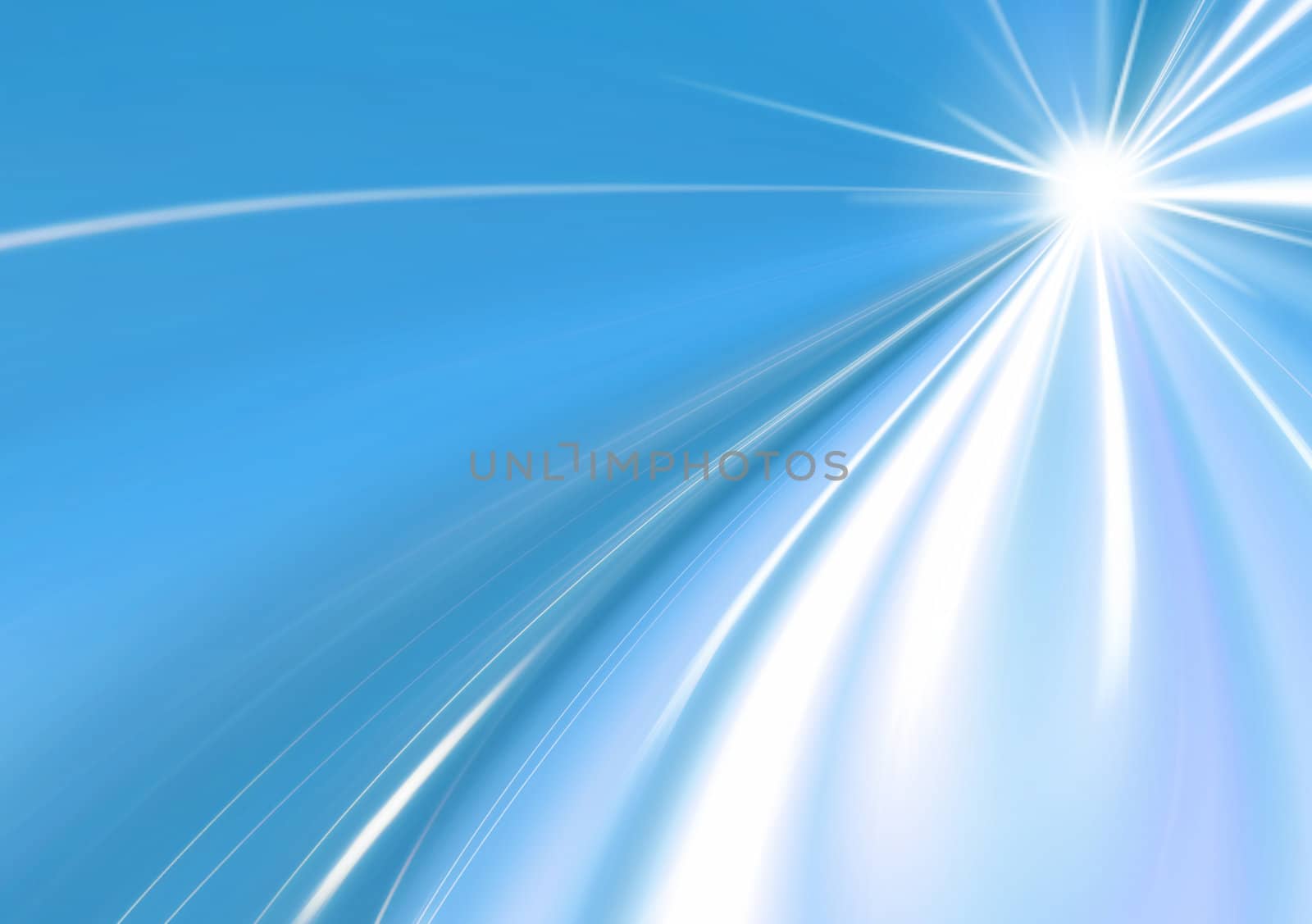 star blue abstract background with space for text