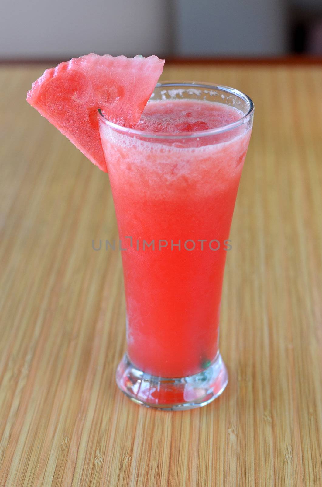 Smoothie water melon with slice water melon 