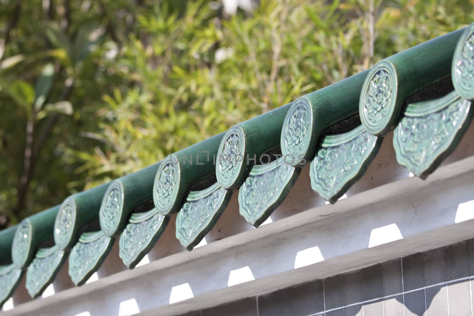 Chinese temple roof