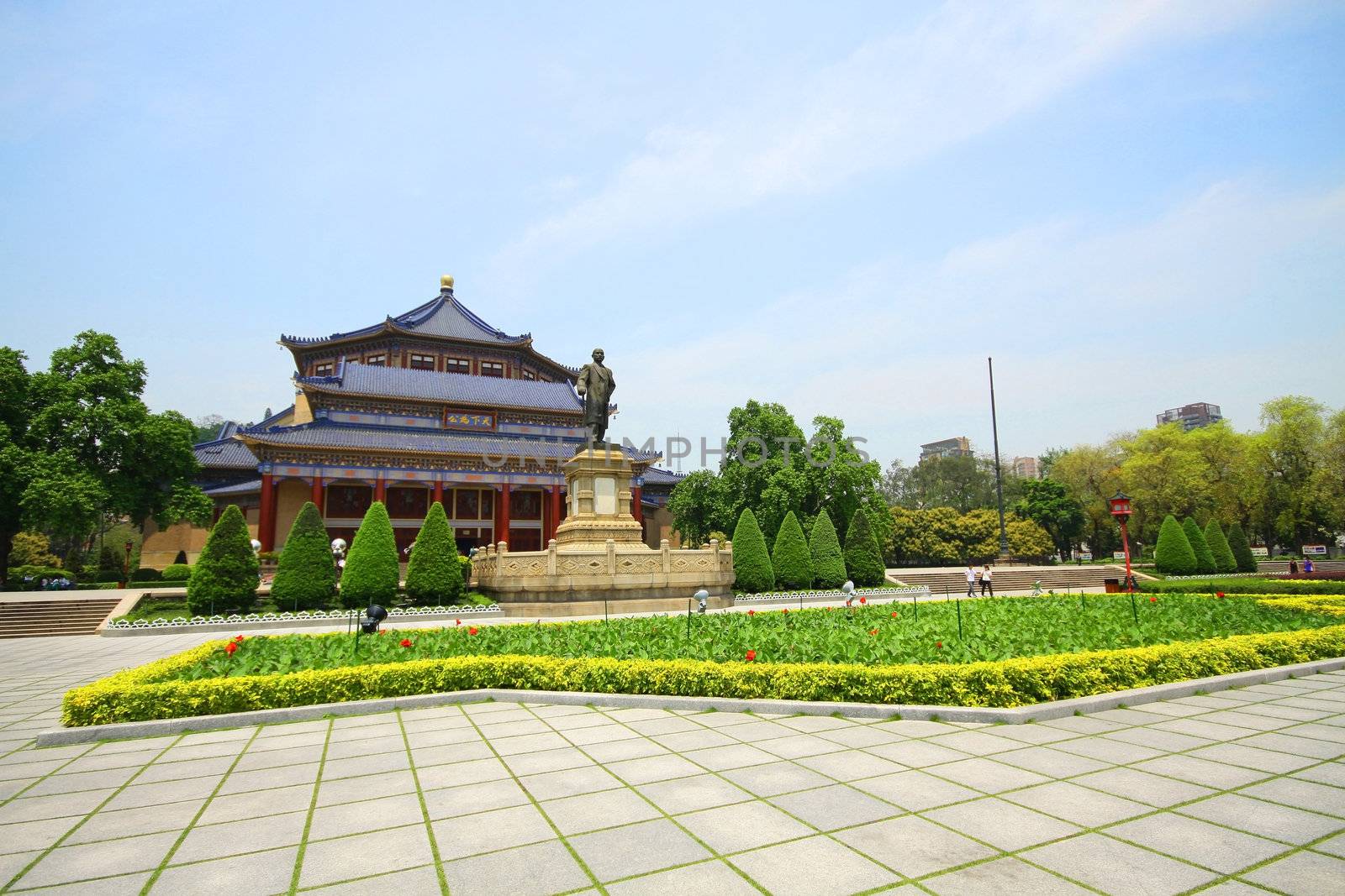 Sun Yat-sen Memorial Hall in Guangzhou, China  by kawing921