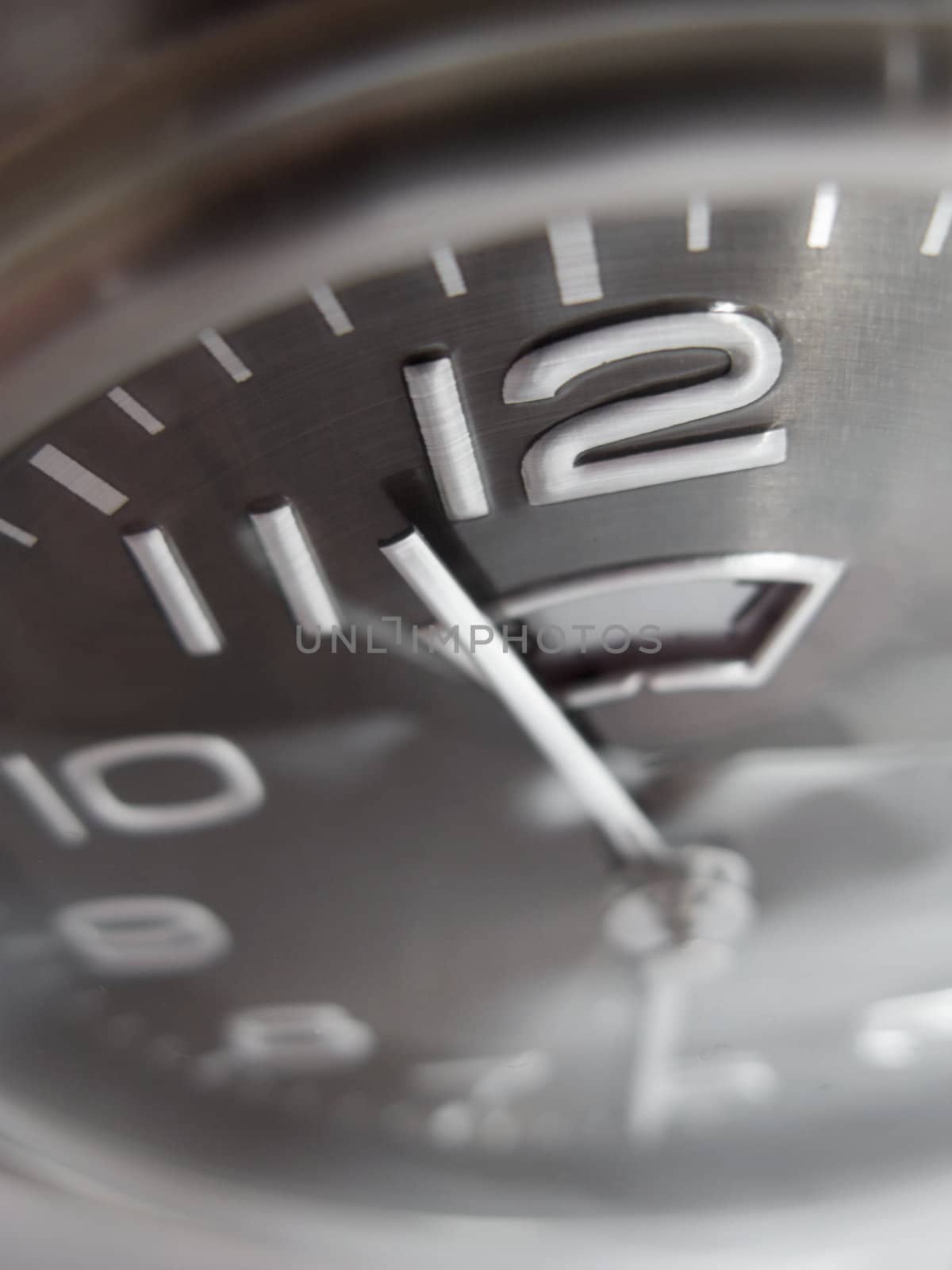 Chrome Clock Close-Up by alister