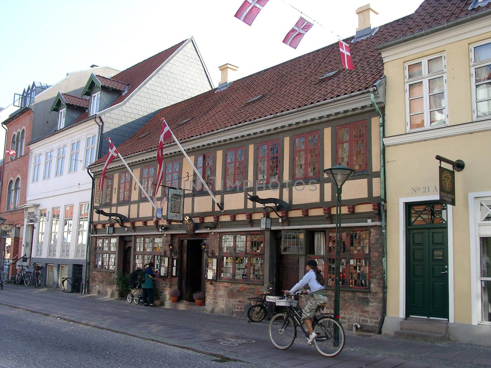 Center of old Odense (Denmark), Oktober 2005.