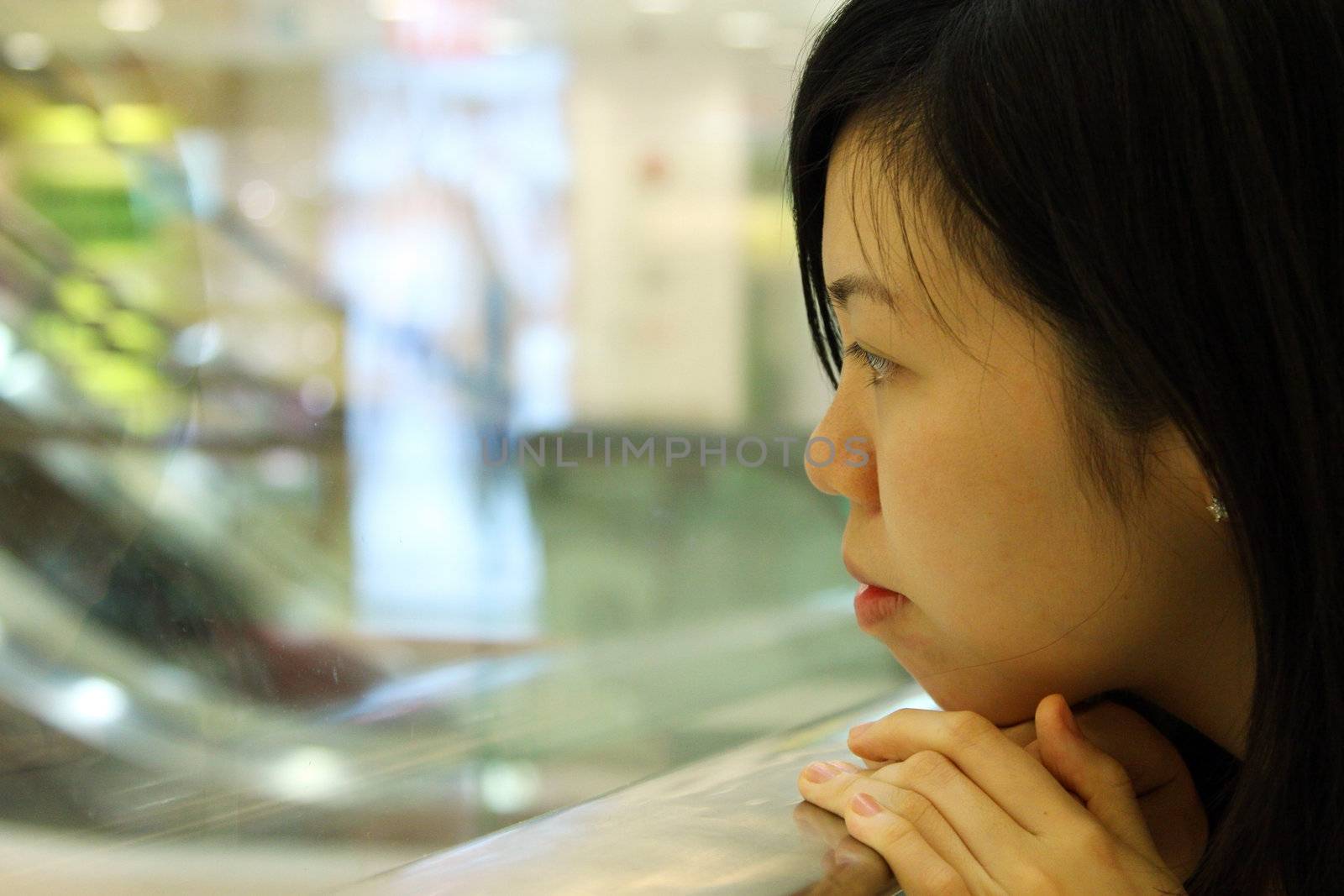 Asian girl thinking  by kawing921
