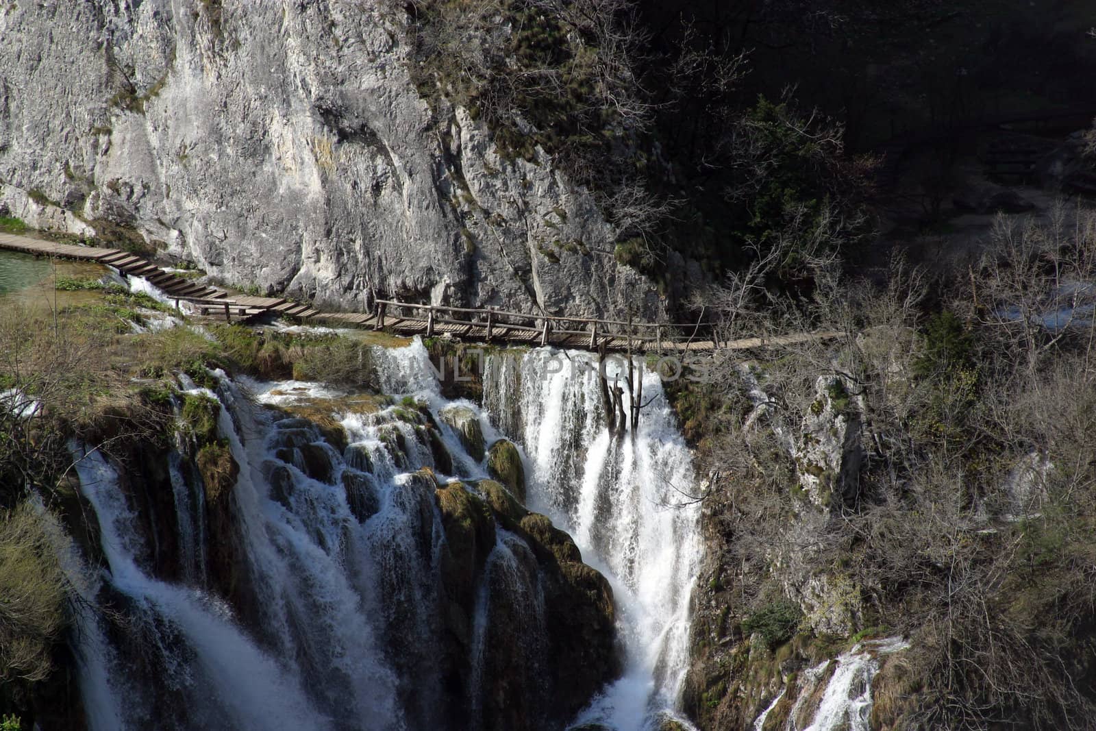Plitvice Lakes national park in Croatia