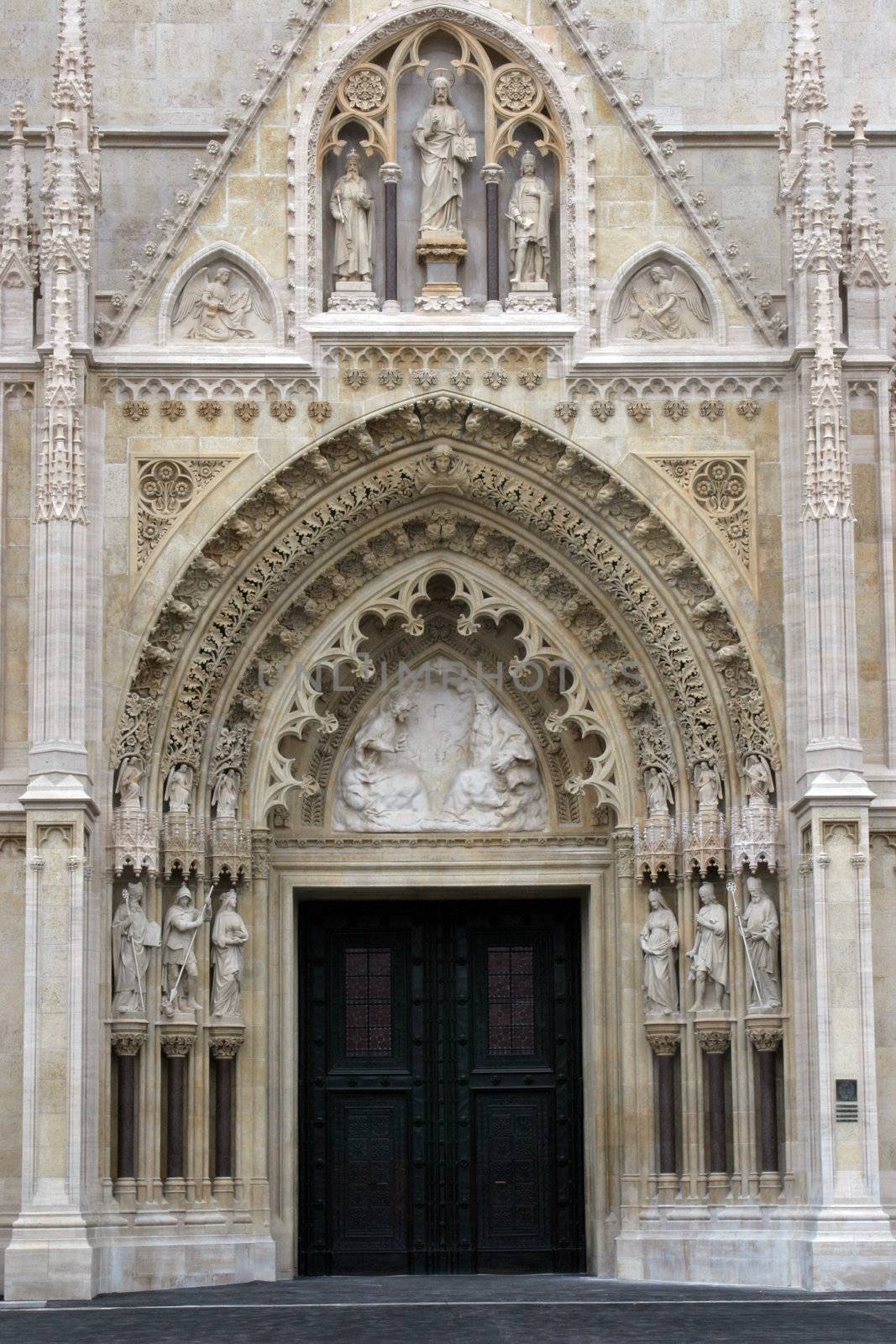 Entrance portal of the Zagreb cathedral