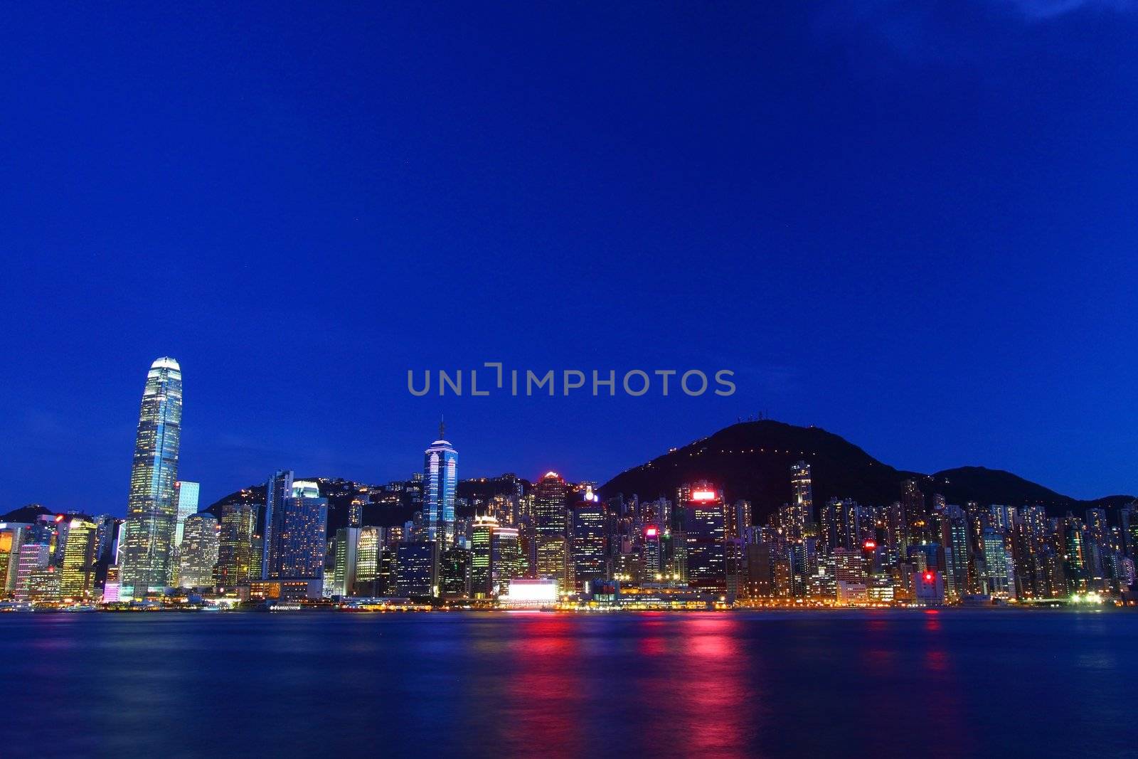 Hong Kong at night