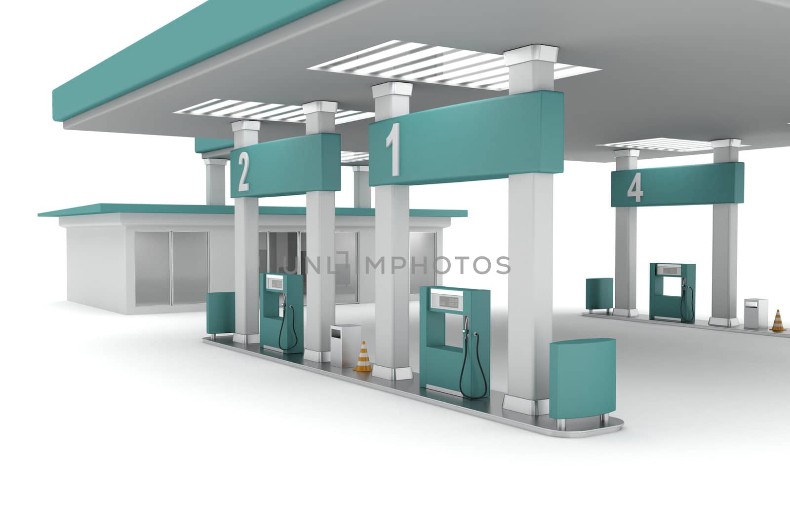 Petrol station by magraphics