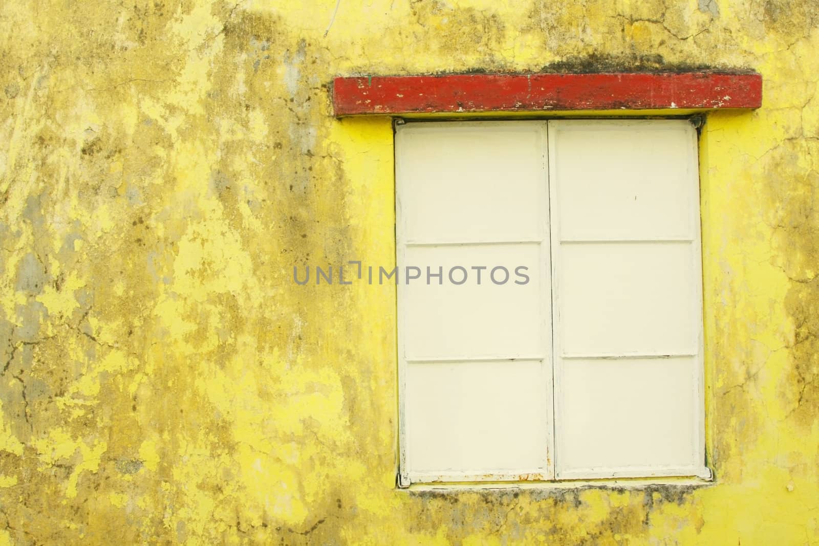 Vintage wall and window