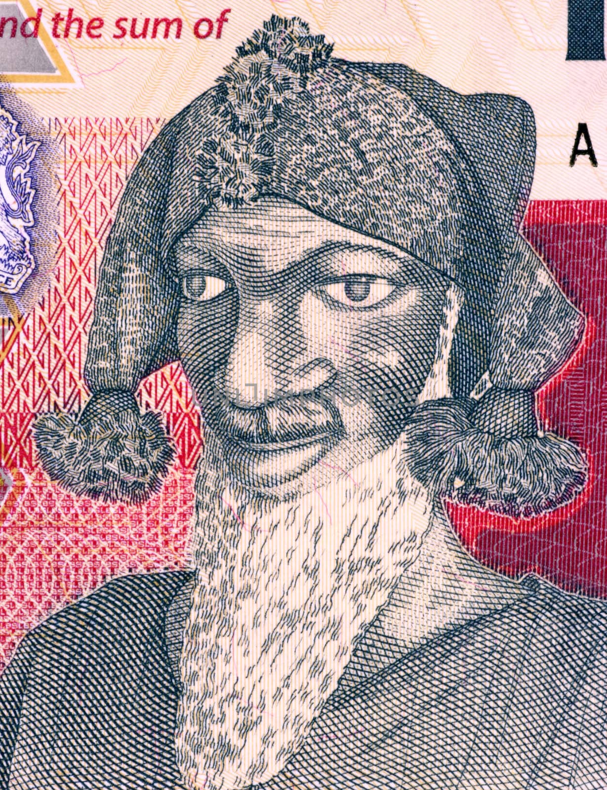 Bai Bureh (1940-1908) on 1000 Leones 2010 Banknote from Sierra Leone. Sierra Leonean ruler and military strategist who led the Temne and Loko uprising against British rule in 1898.