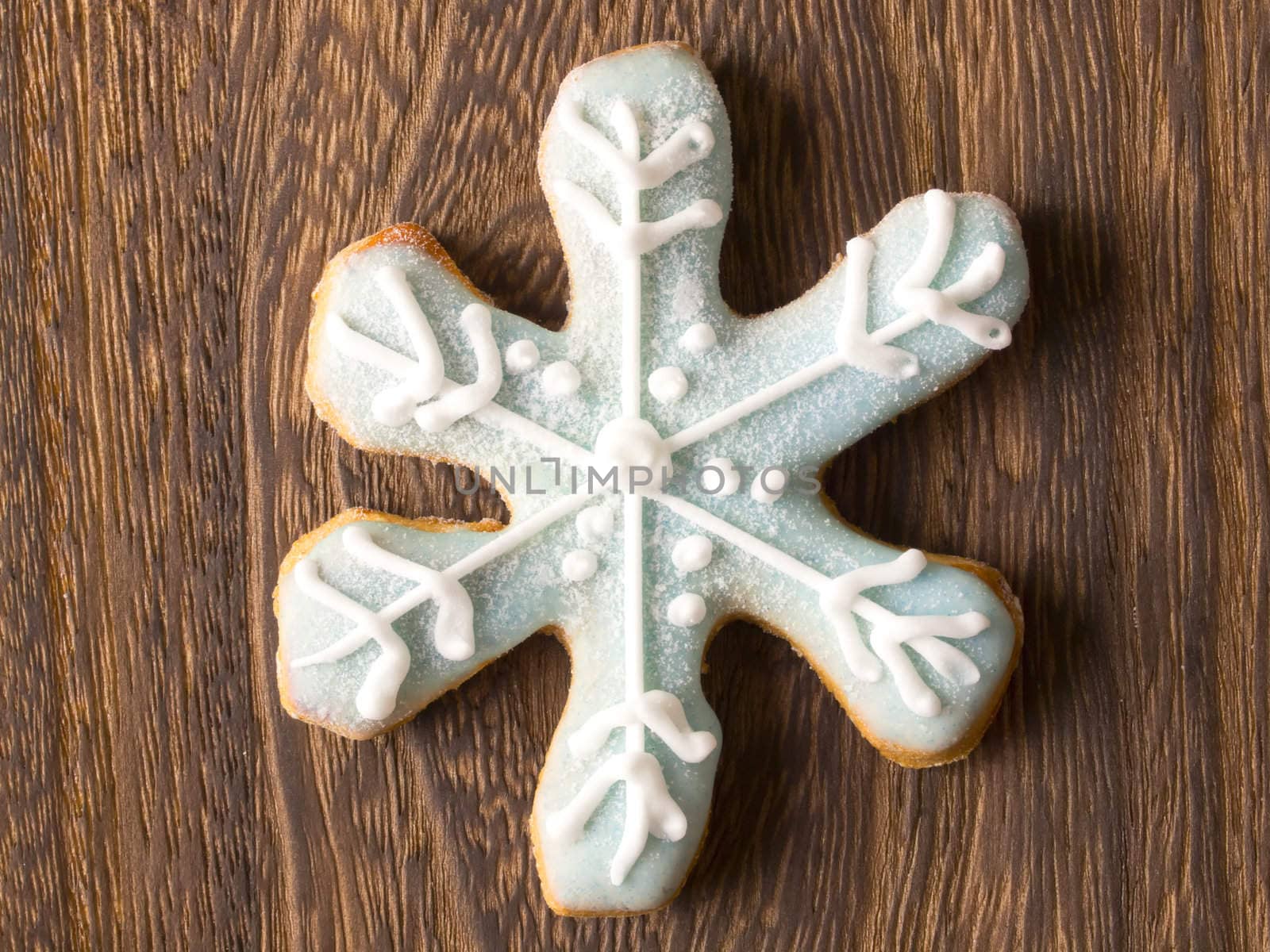 christmas snow flake cookie by zkruger