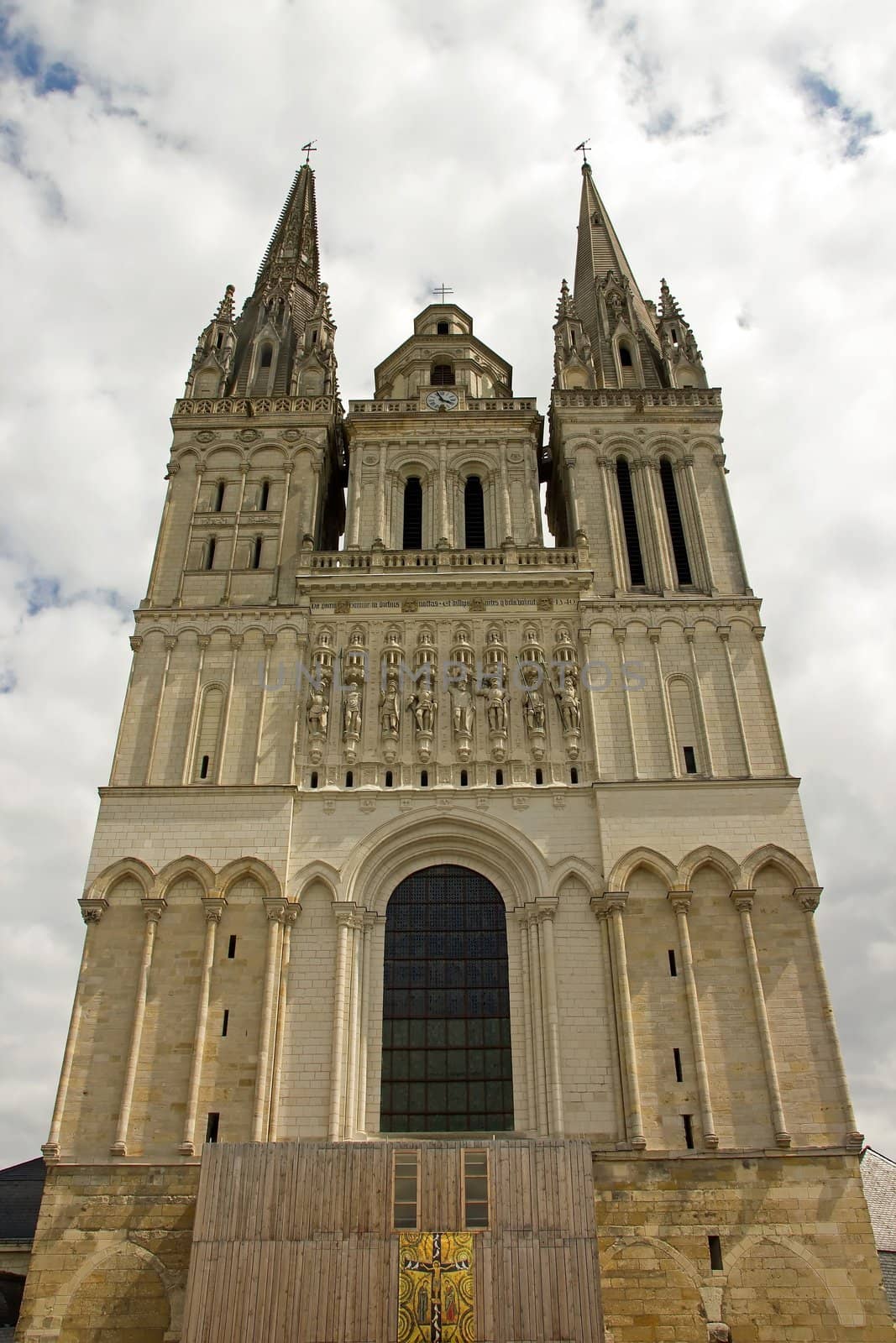 cathedral of Angers (maine and loire France)