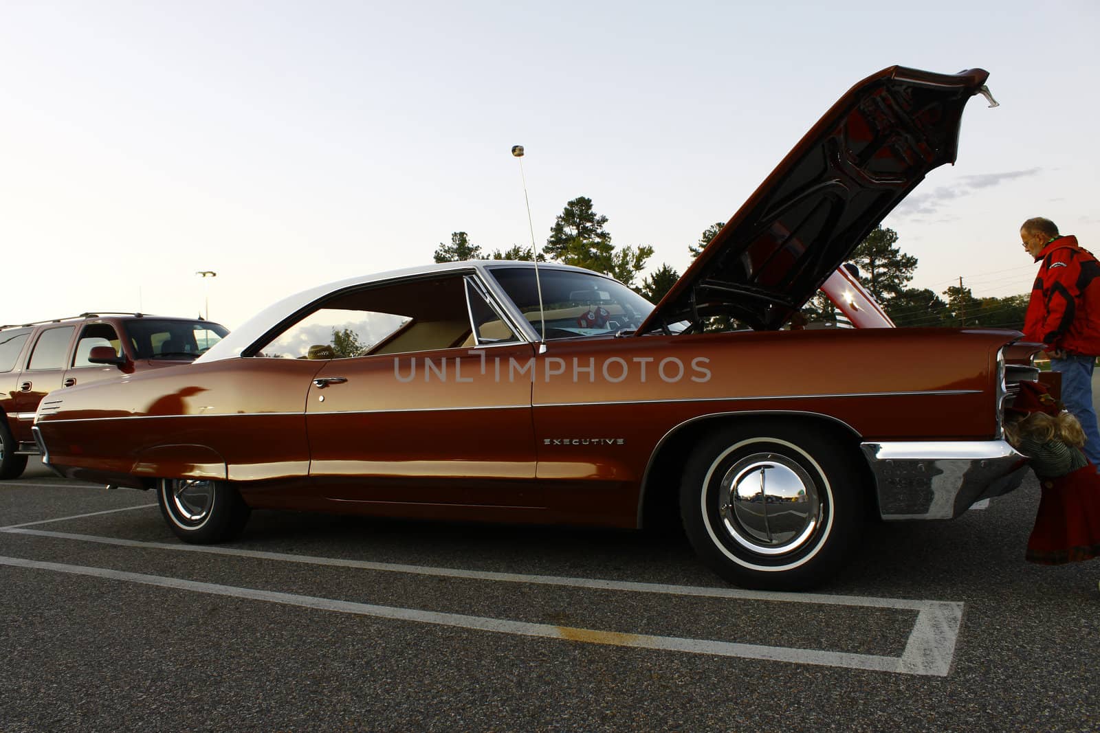 GLOUCESTER, VA, USA - OCTOBER 14: Vintage Pontiac Executive in the Middle Peninsula Classic Cruisers Club weekly Car Show. Main Street Center. October 14, 2011 in Gloucester, VA, USA