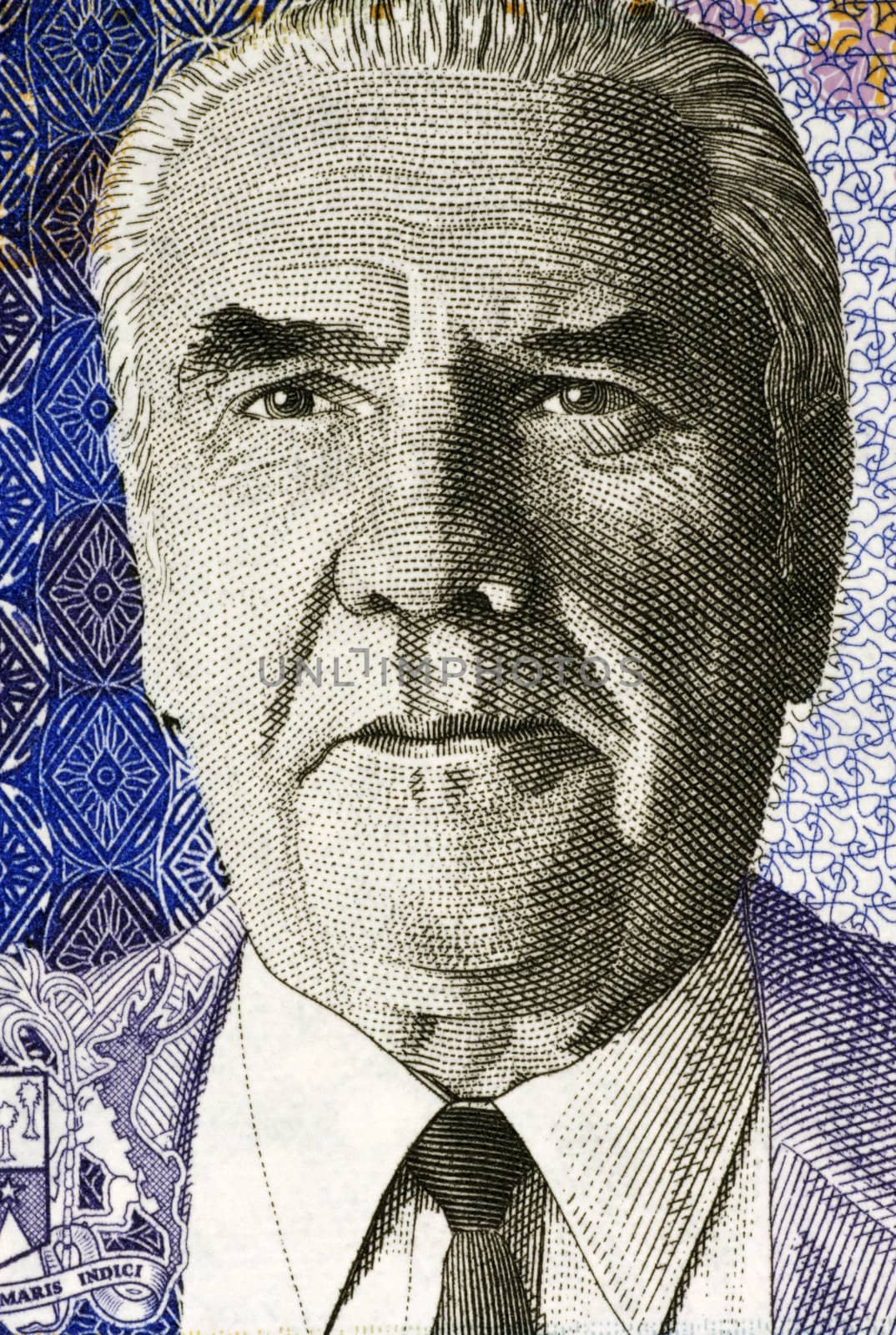 Joseph Maurice Paturau on 50 Rupees 2009 Banknote from Mauritius.
