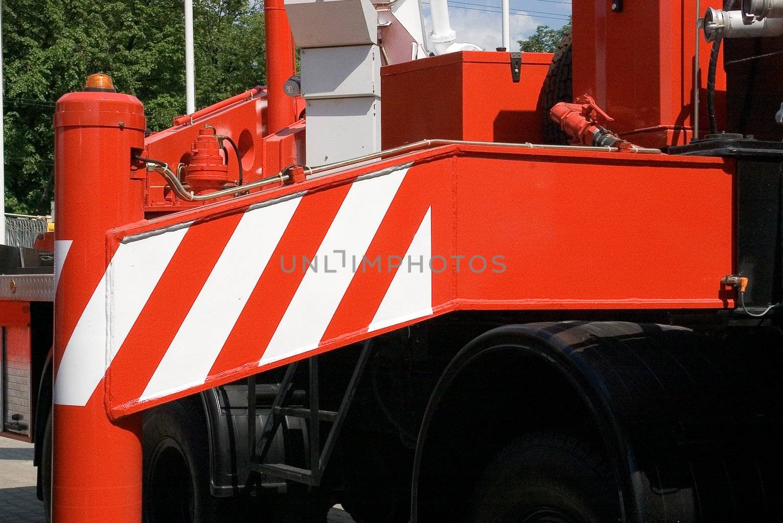 Fragments of fine-engine vehicles. Cars for rescuers