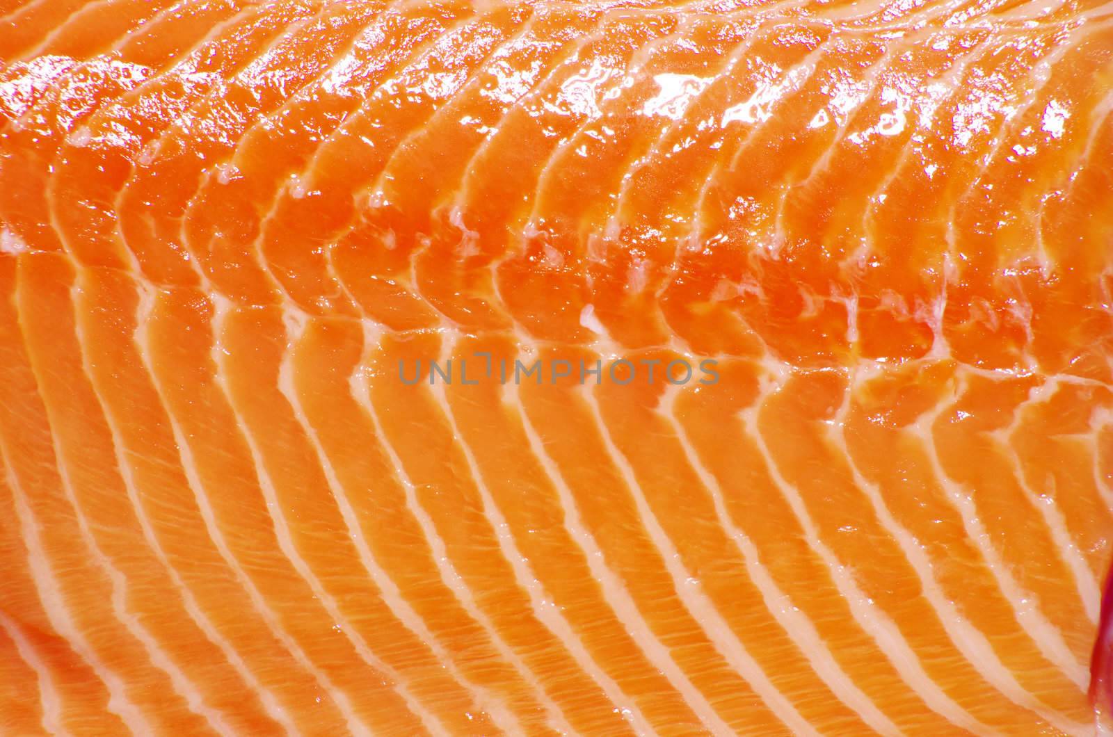 background salmon steak red fish 