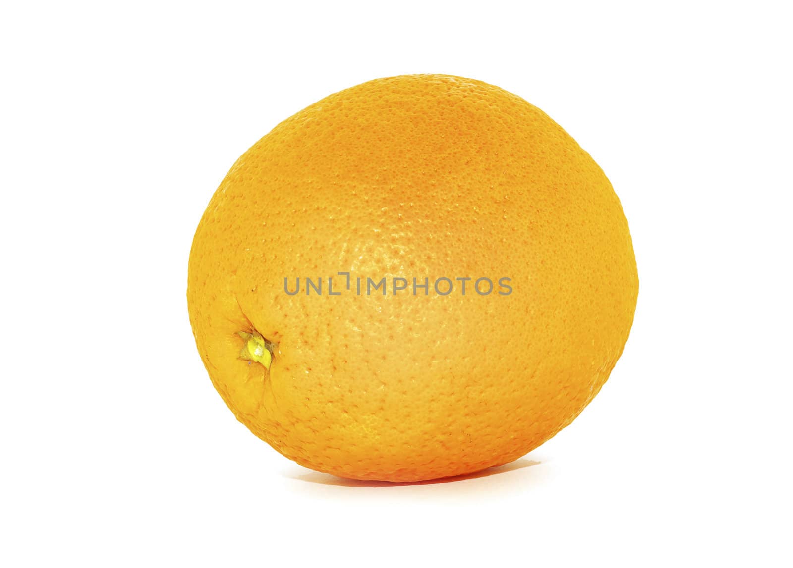 fresh orange isolated on white