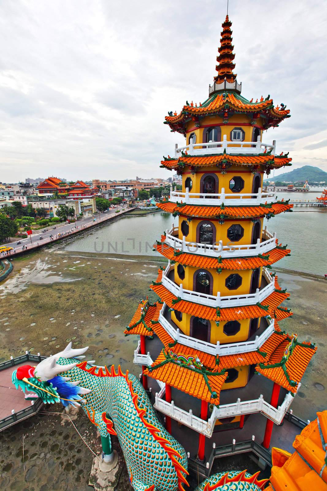 Dragon Tiger Tower in Taiwan