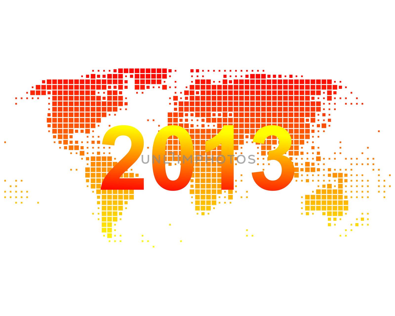 World map 2013