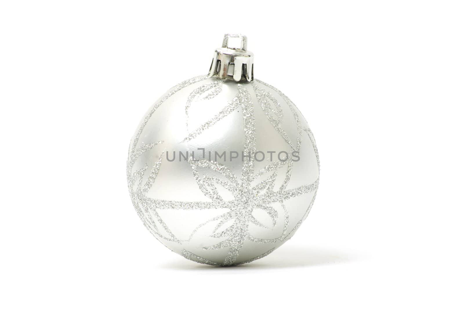 christmas ball isolated on a white background