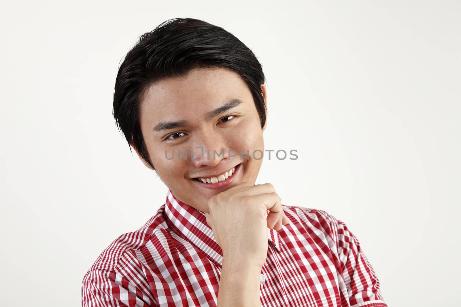 portrait of a chinese man with smile