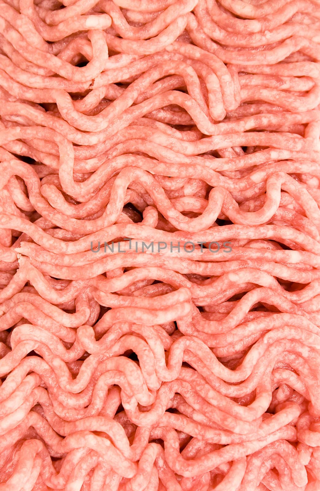 Minced meat texture.