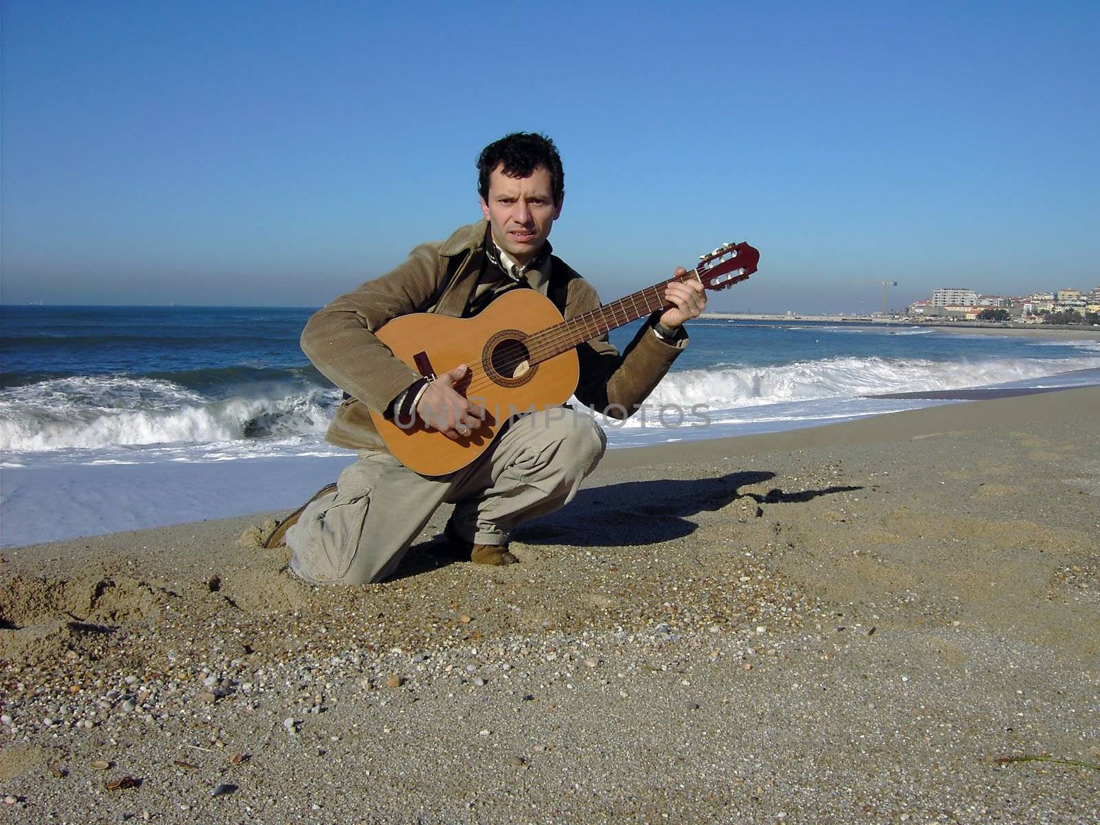 musician playing a string instrument