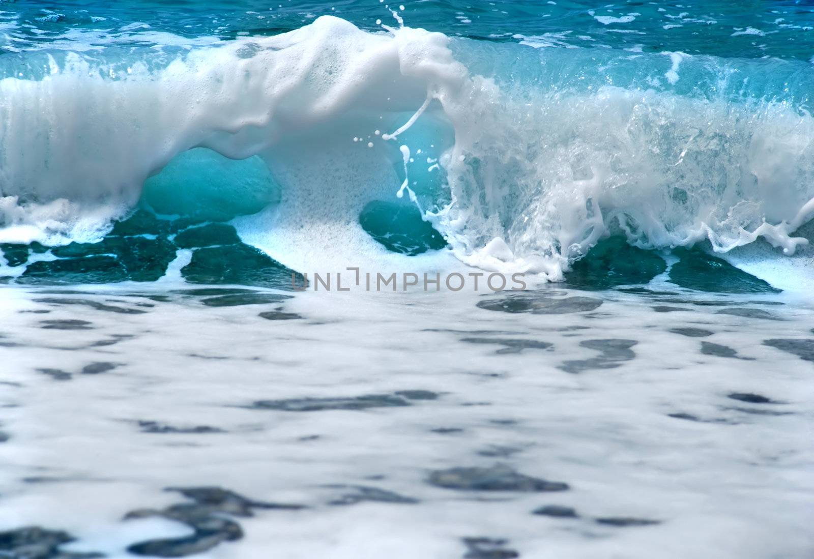 Blue sea  wave by simply