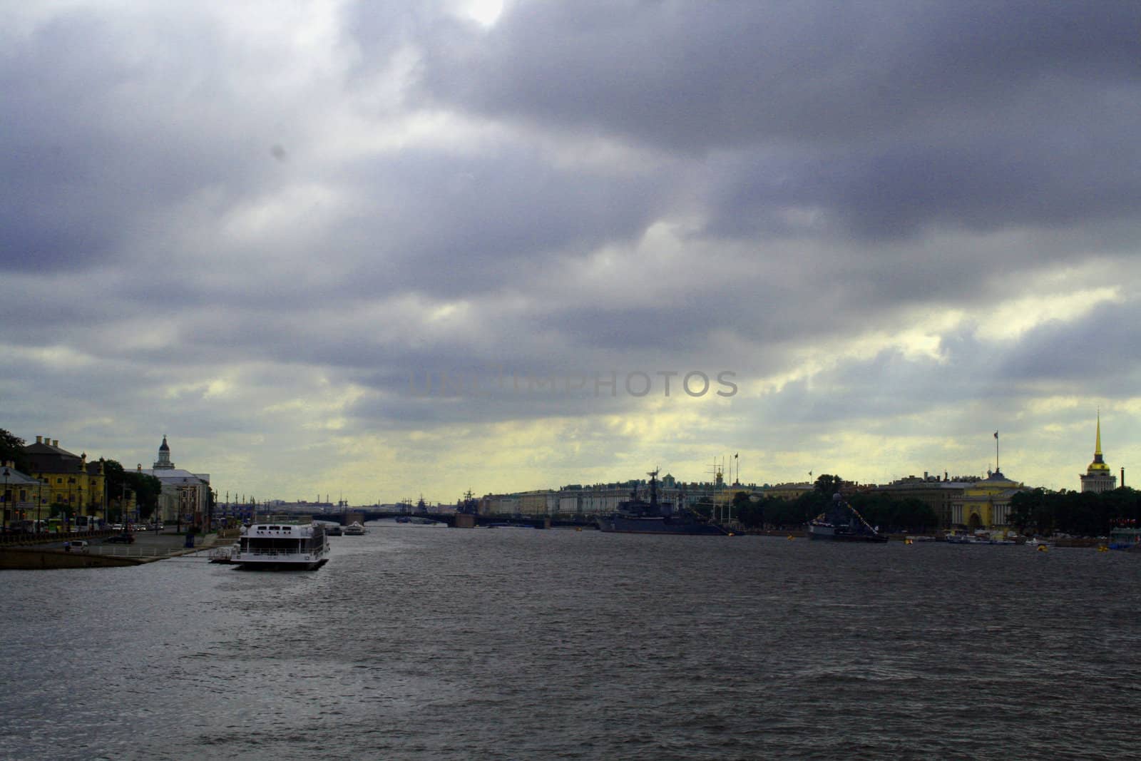 Neva river in Saint Petersburg