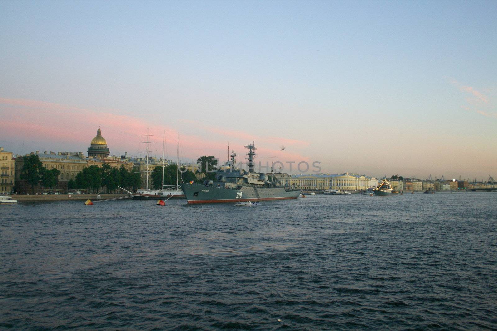 Military boats docked at the end of the day.
My other pictures of Saint Petersburg.