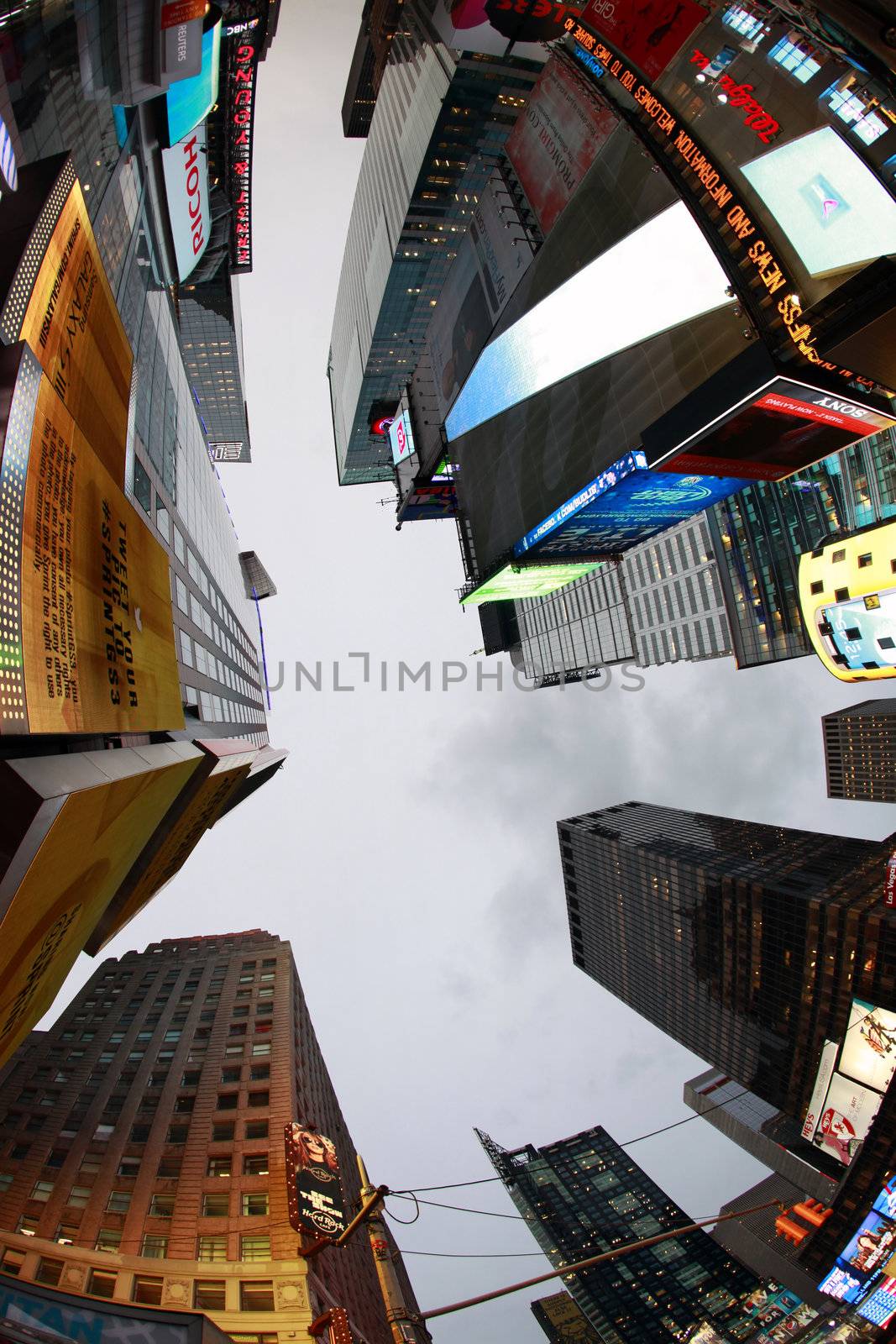 NEW YORK CITY - OCT 9: Times Square, featured with Broadway Theaters and huge number of LED signs, is a symbol of New York City and the United States, October 9, 2012 in Manhattan, New York City
