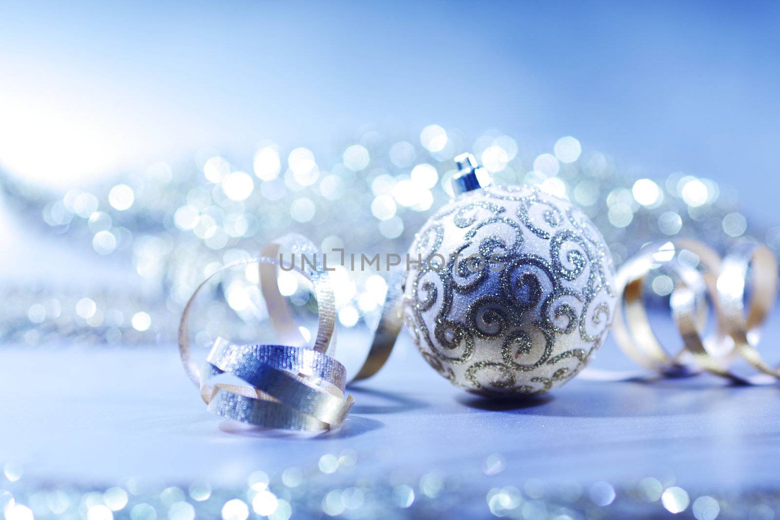 christmas card macro close up