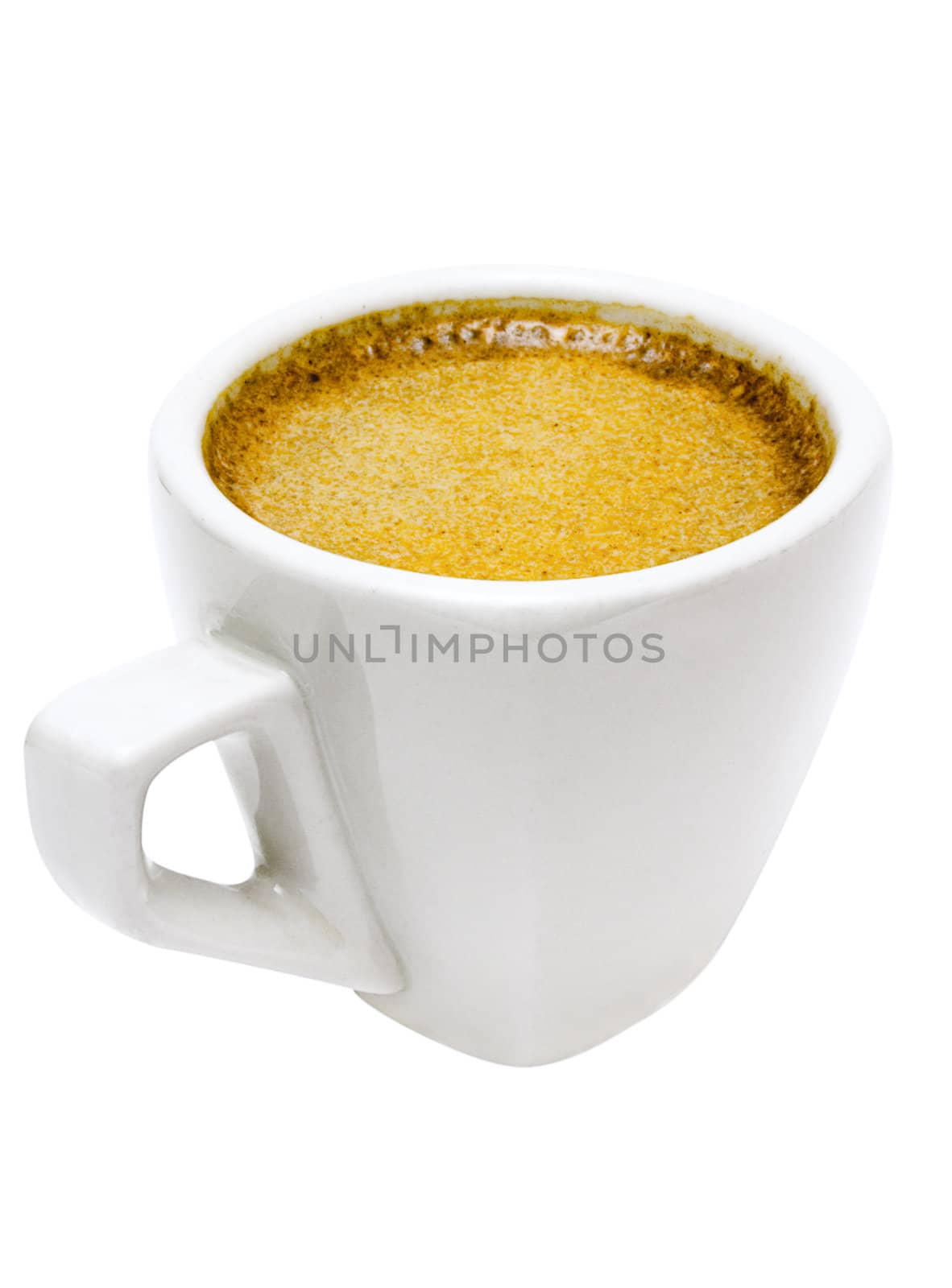 White Cup of Espresso with Clipping Path by winterling