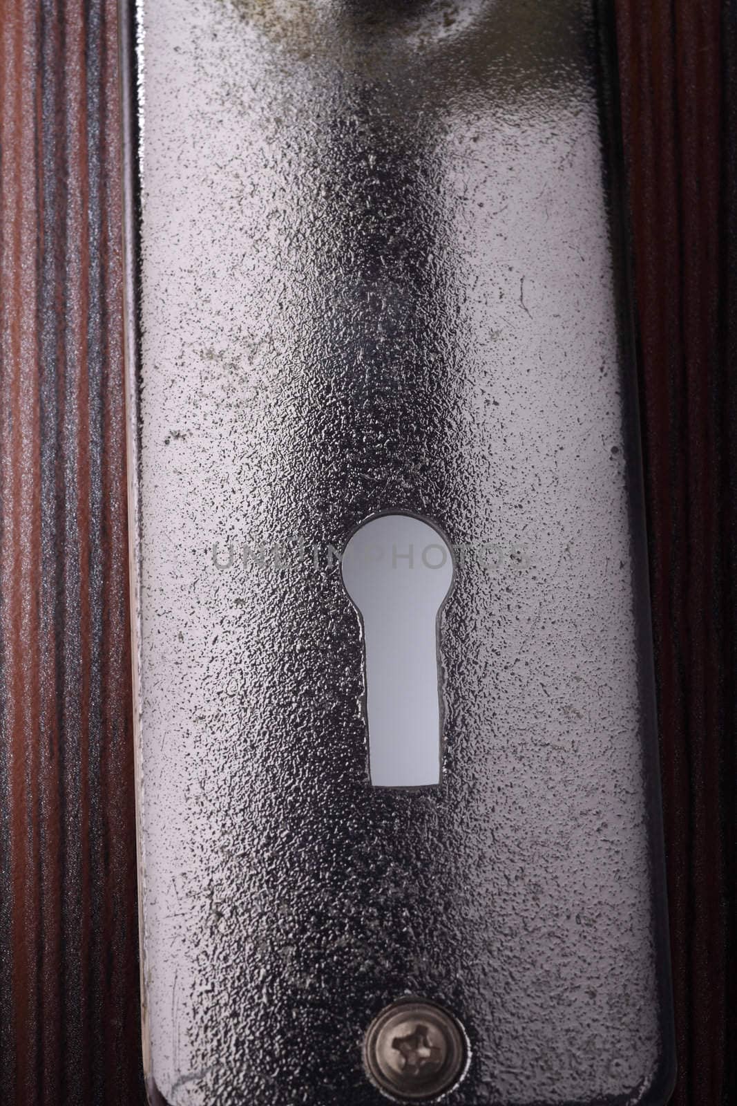 stock image of the key hole