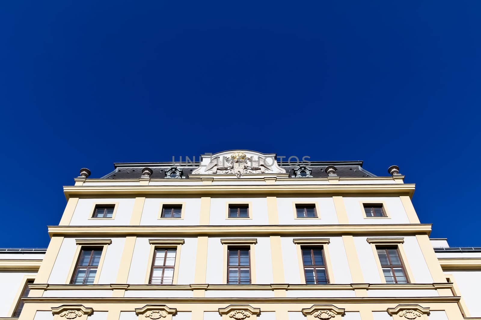 An ornate facade of an imperial building in Vienna