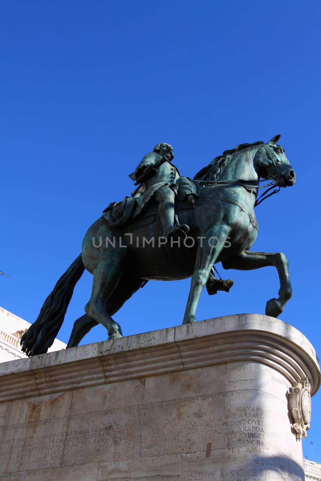 Equestrian statue of Carlos III, Puerta del Sol, Madrid, Spain by mariusz_prusaczyk