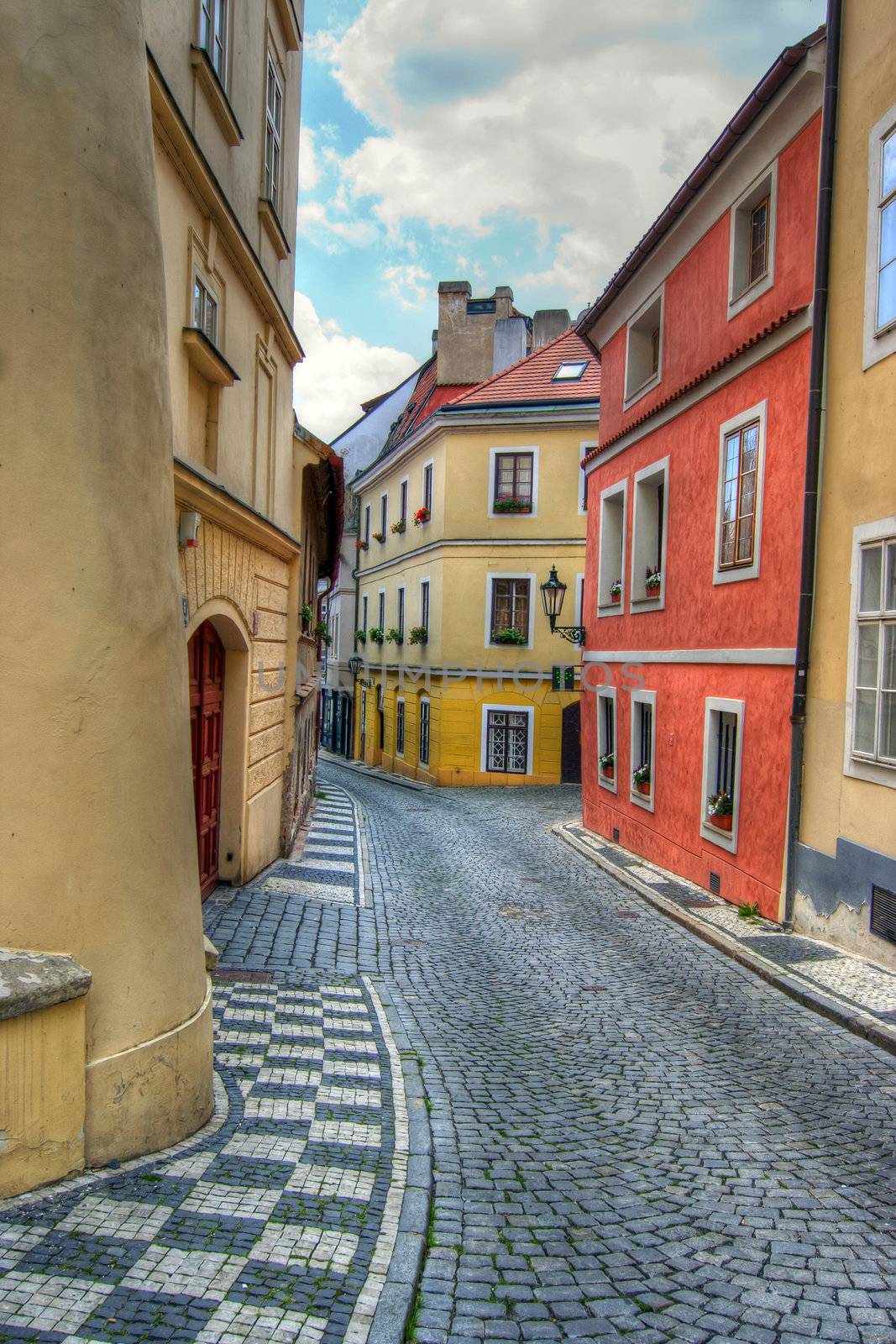 Prague alleyway by Mibuch