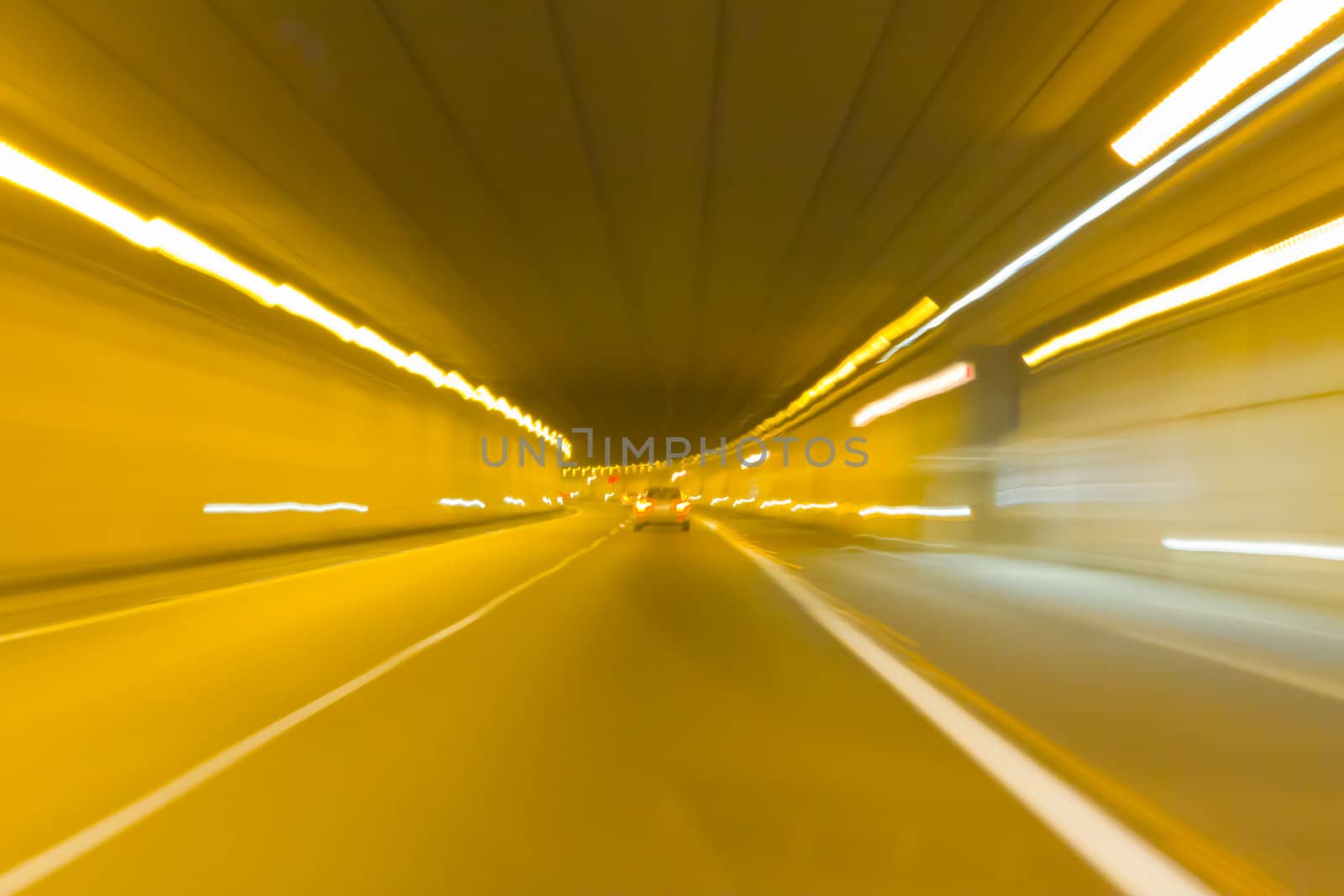 Insane speeding in a tunnel with a close to death experience