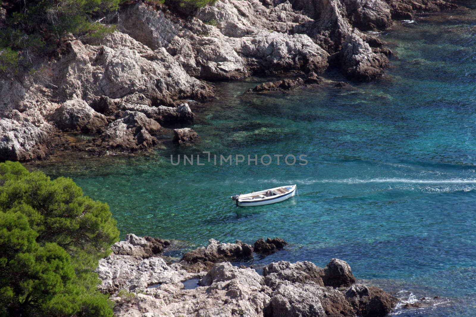 Blue Lagoon on Adriatic coast