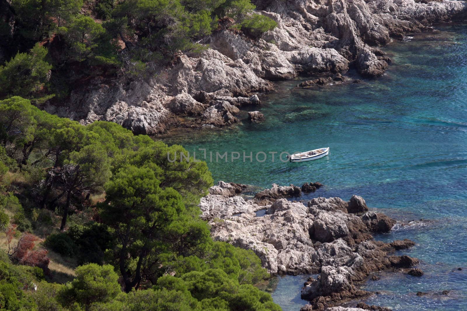 Blue Lagoon on Adriatic coast