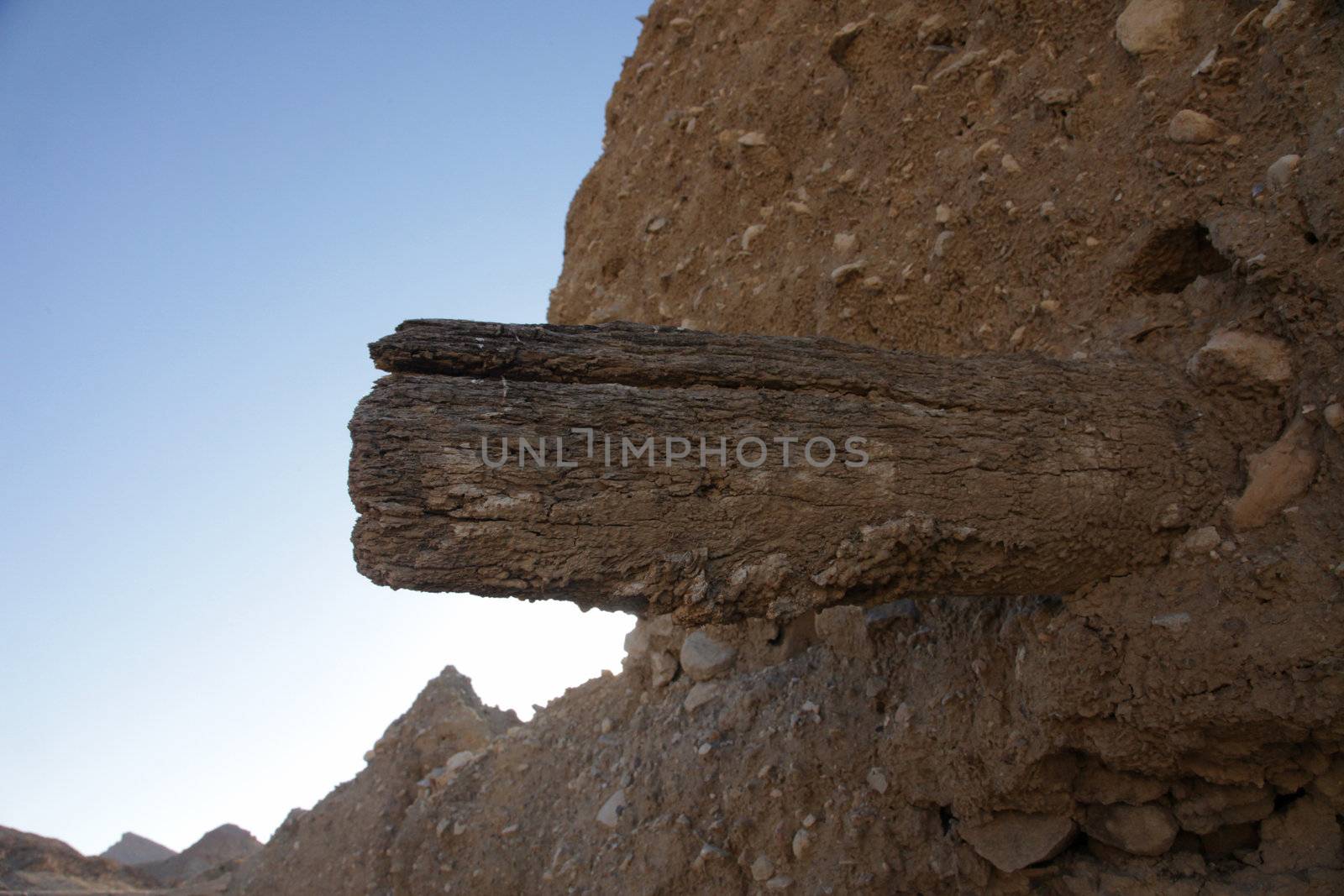 Ruins of mountain oasis Chebika at border of Sahara, Tunisia