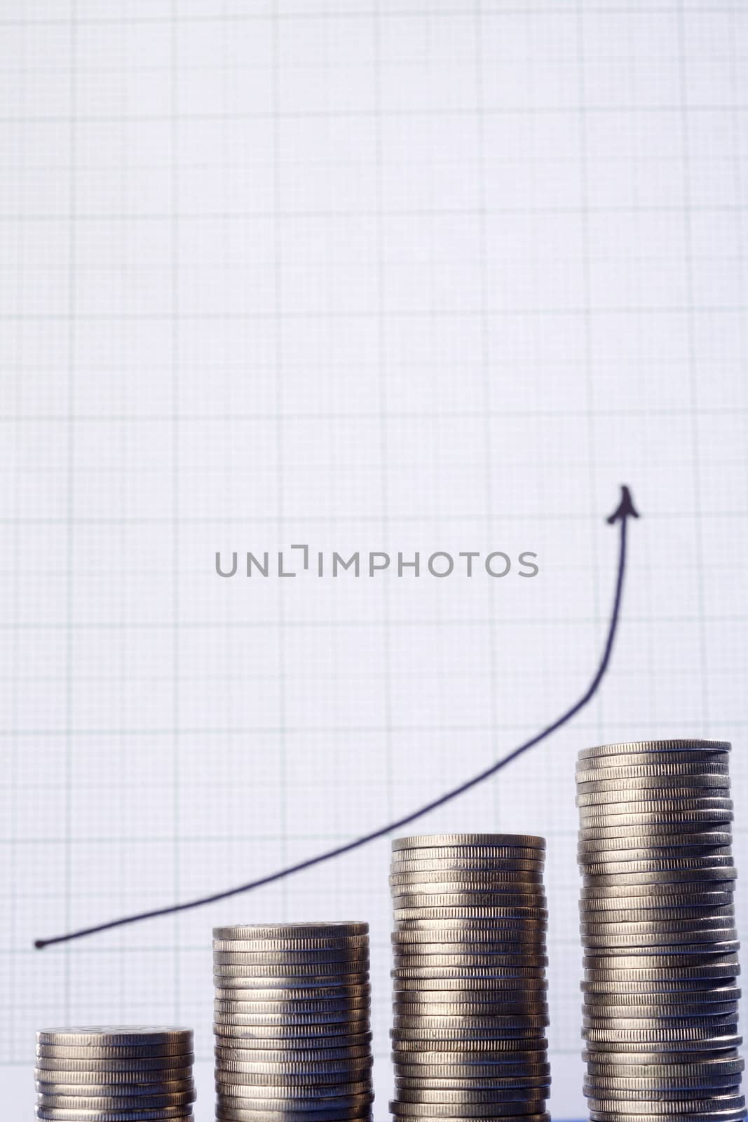 stock image of the money growth