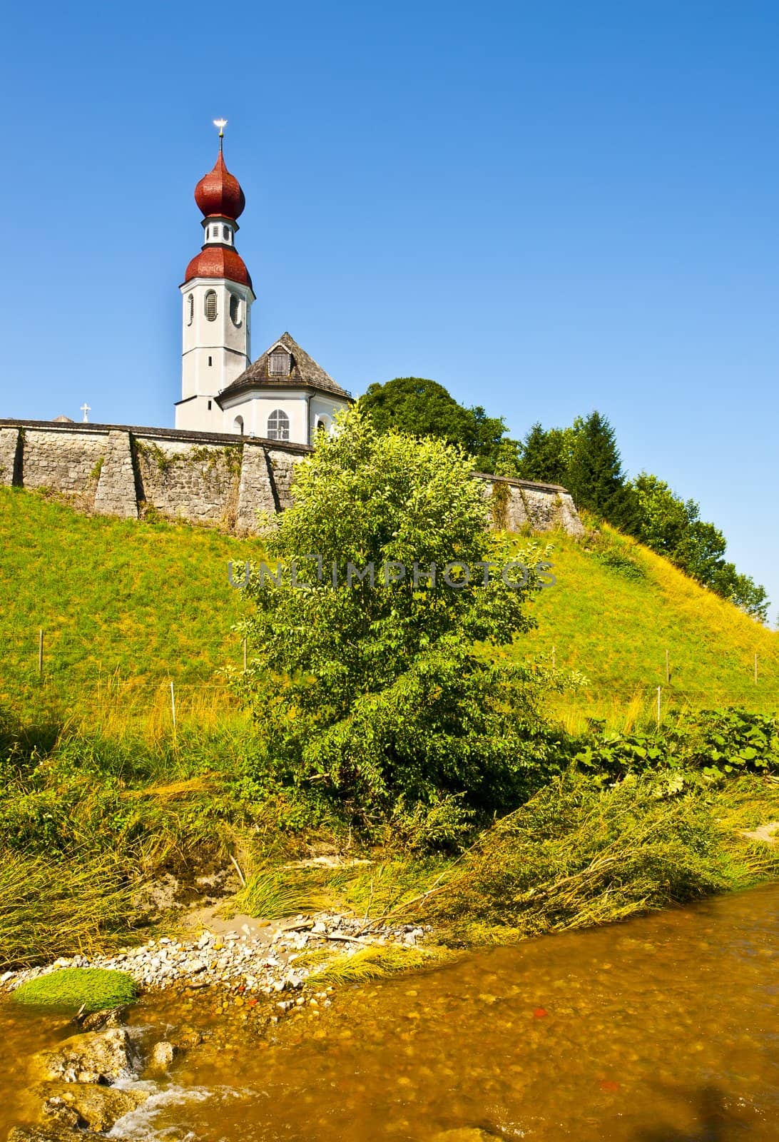 Church on the Hill in Bavaria, Germany