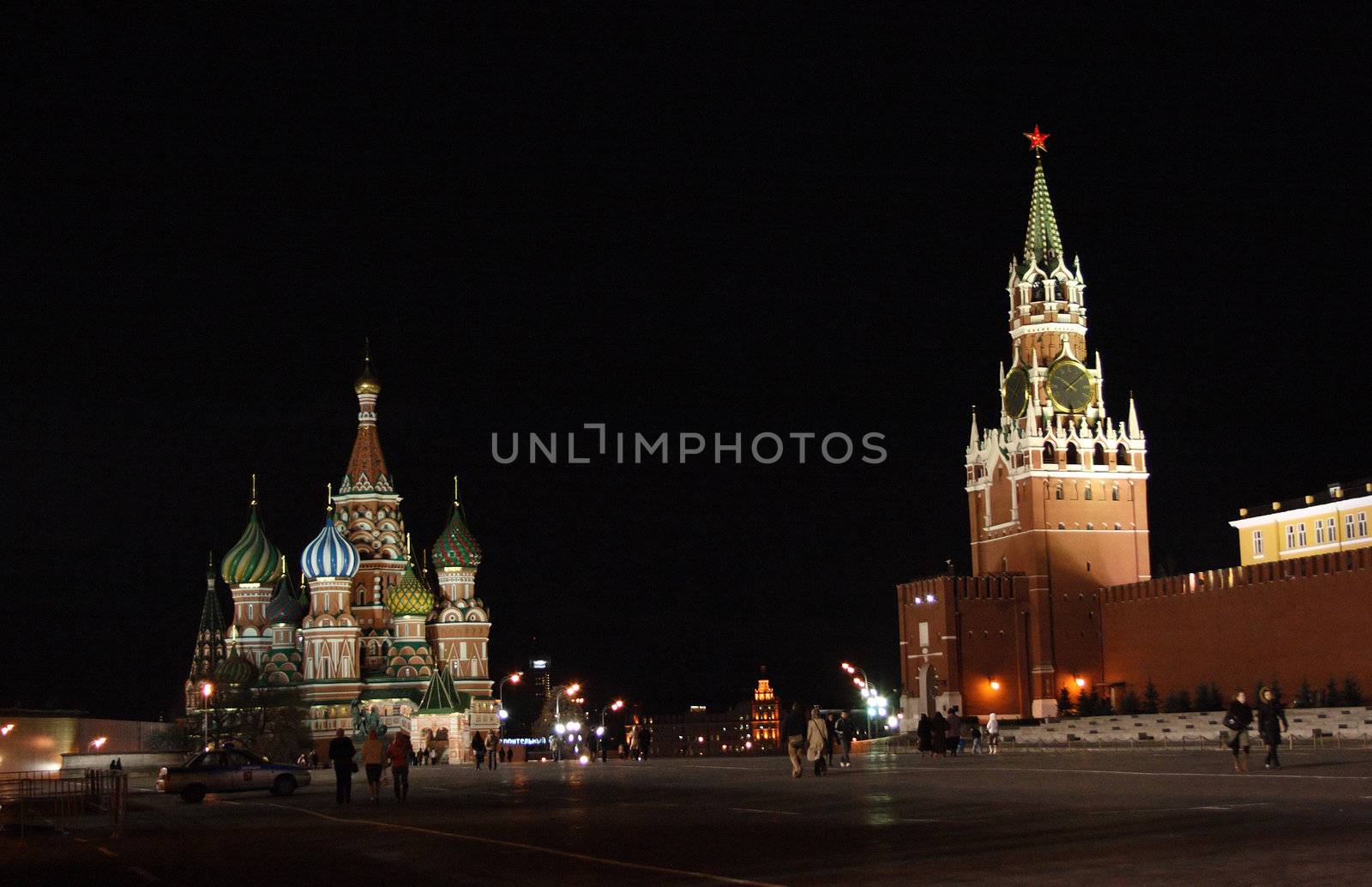 Russia. Red square, night by Mikko