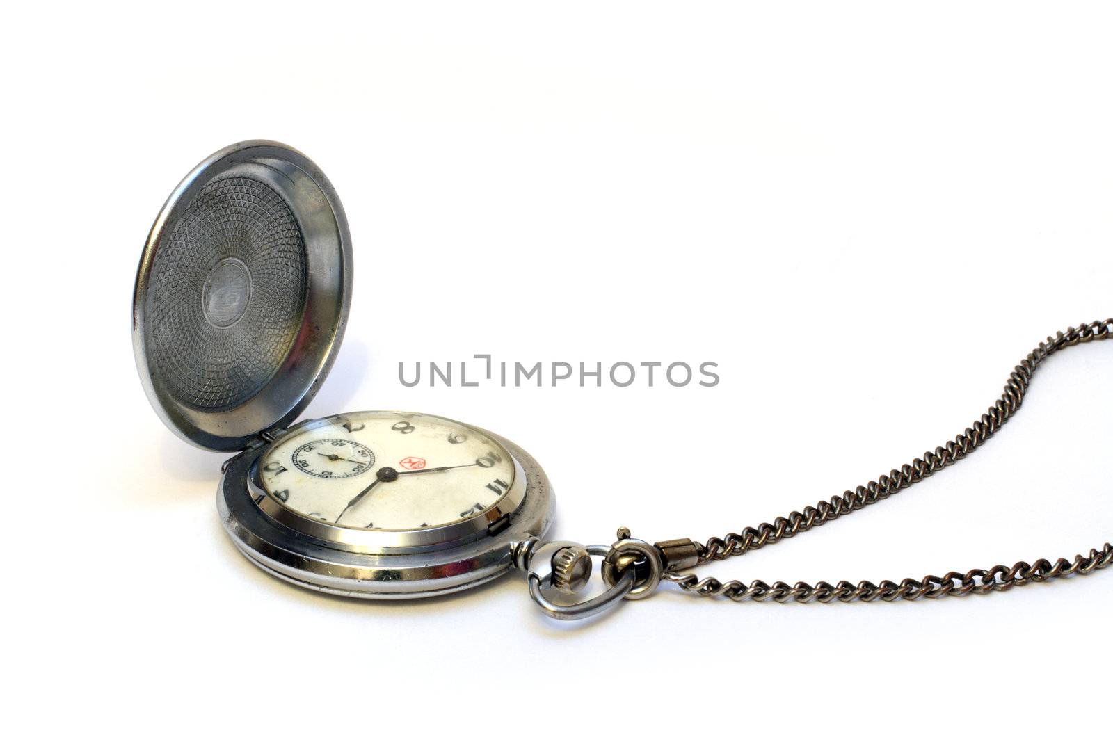 old pocket watch with chain