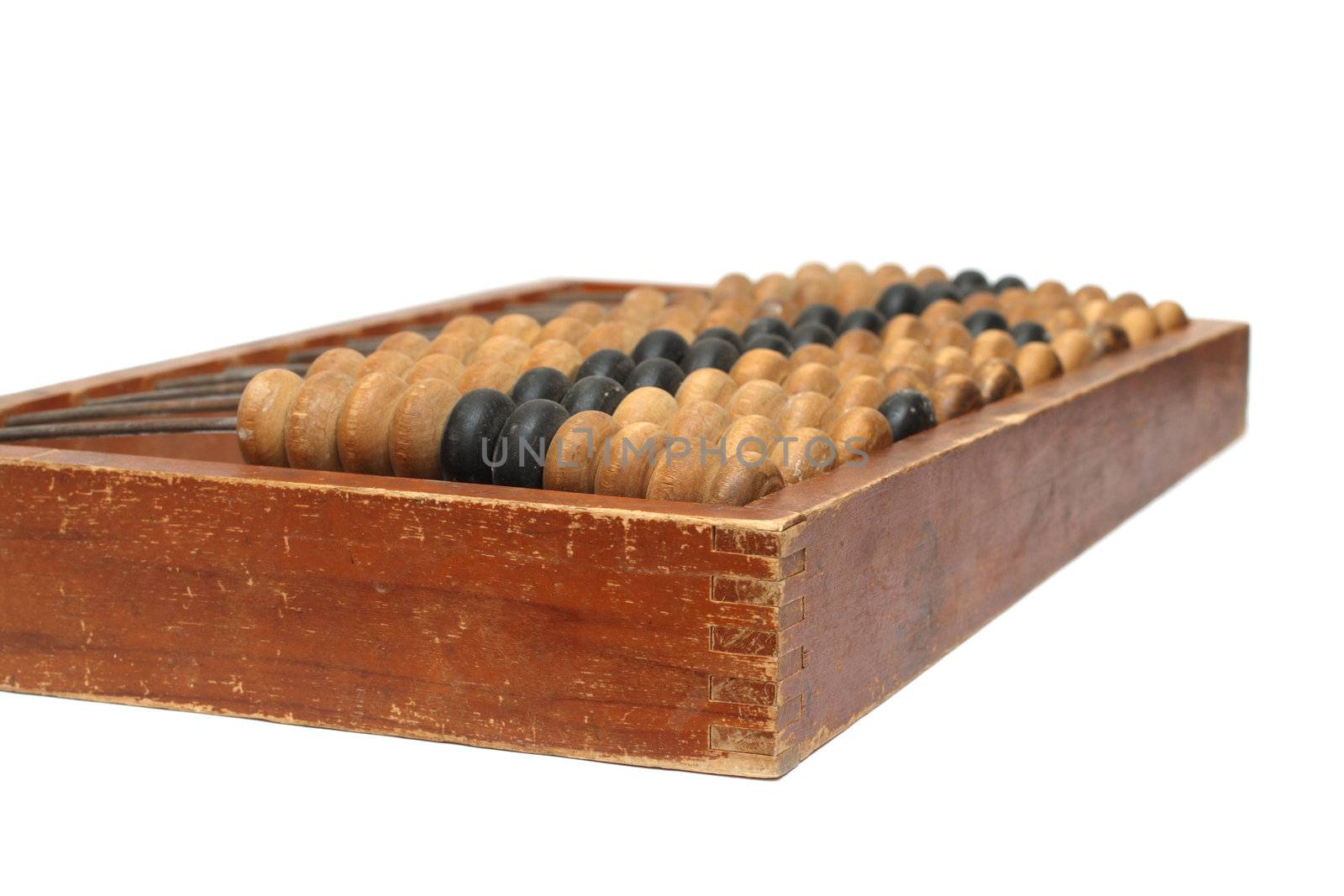 old wooden abacus - obsolete calculator by Mikko