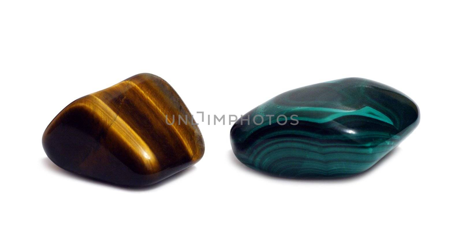 gem stones - agat and malachite by Mikko