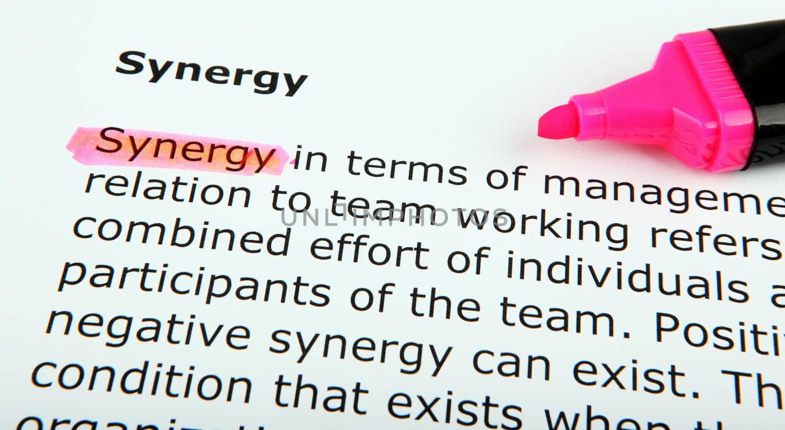 Text highlighted in yellow with felt tip pen