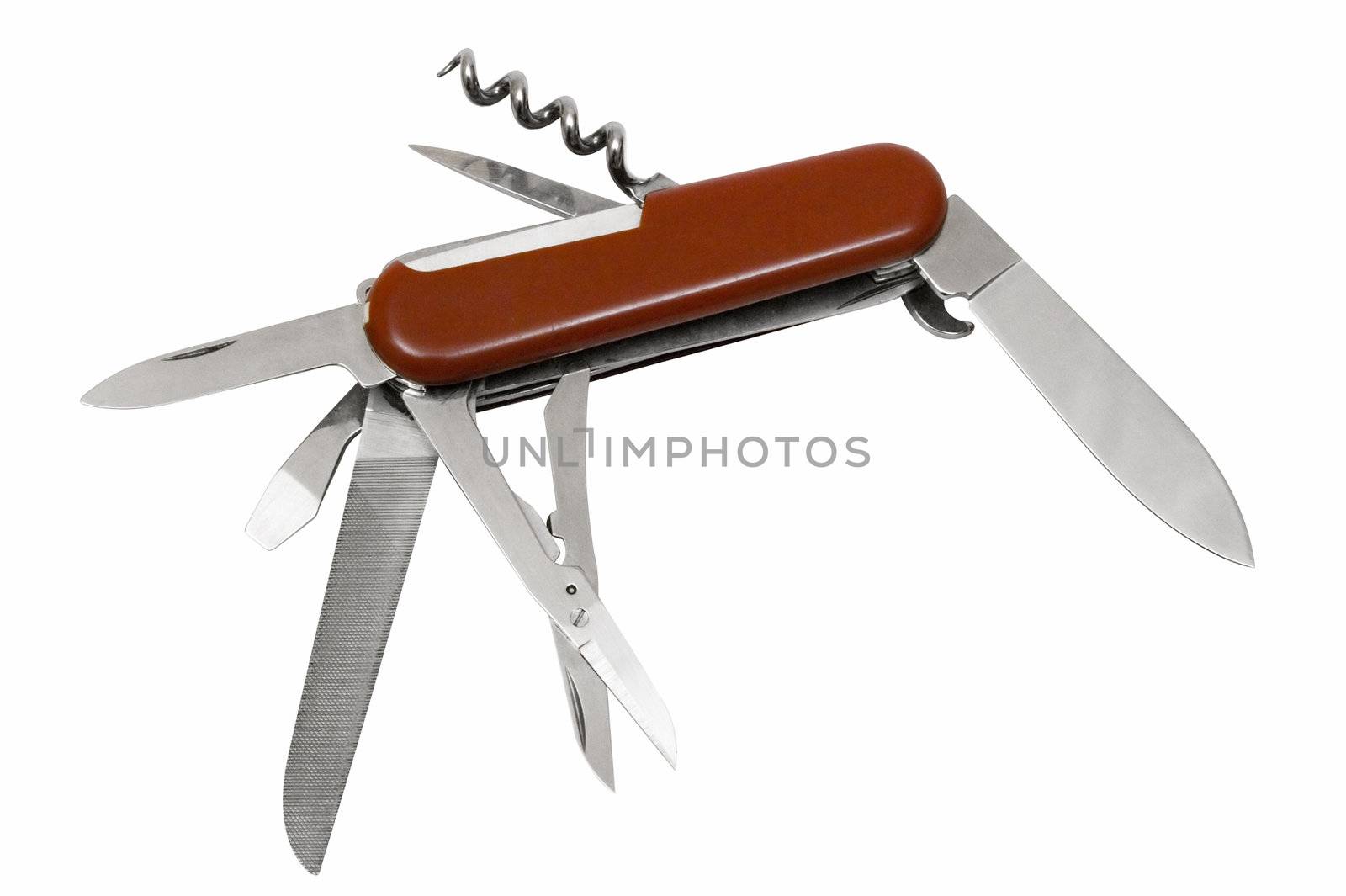 Multitool Penknife with Clipping Path by winterling