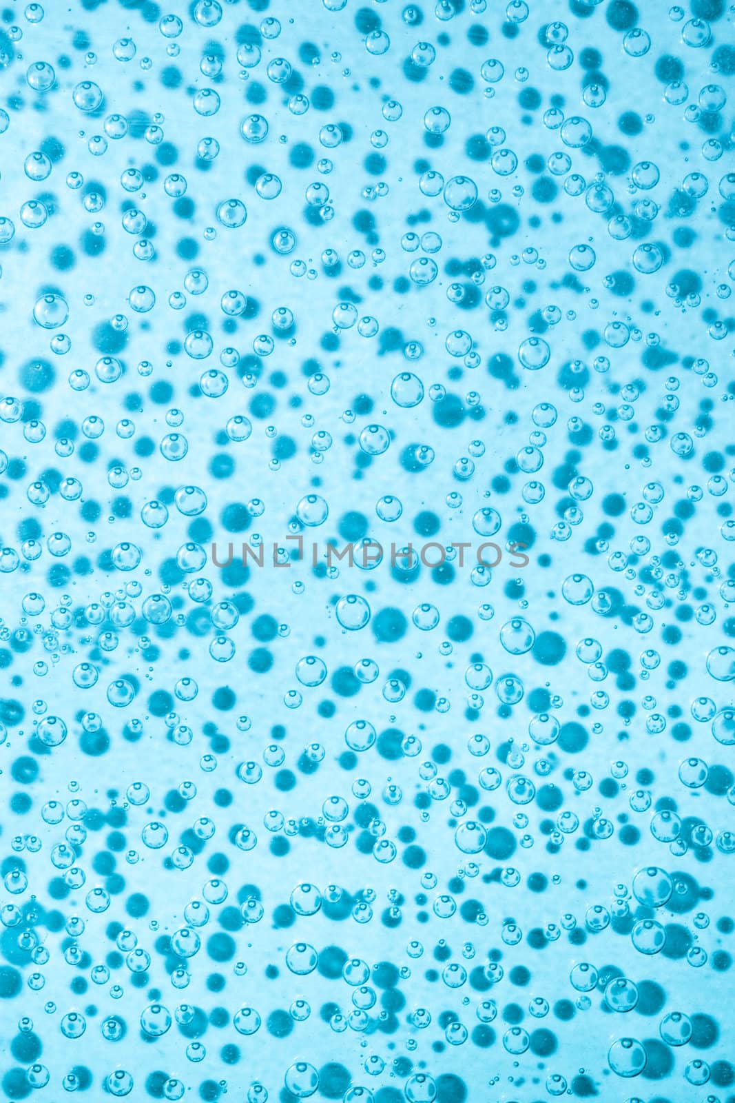Blue bubbles texture.