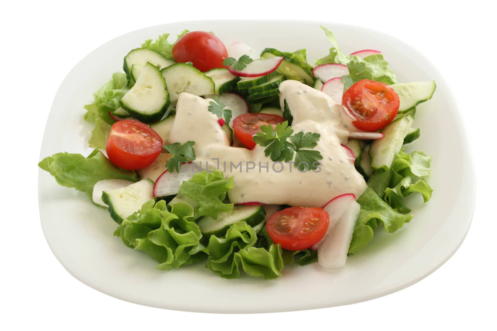 salad with sauce by nataliamylova